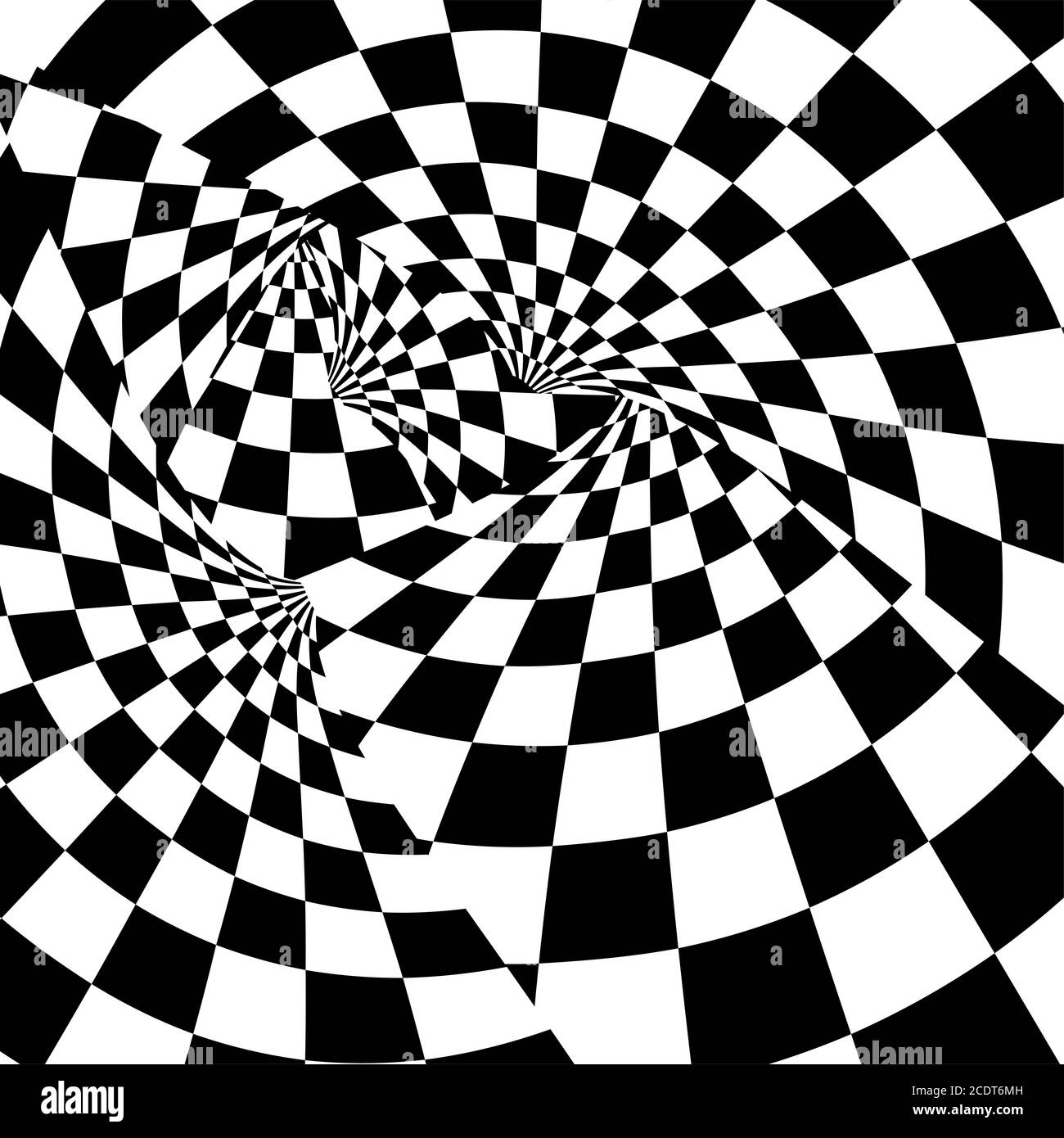 Racing Hintergrund mit karierten Flagge abstrakte Illustration Stockfoto