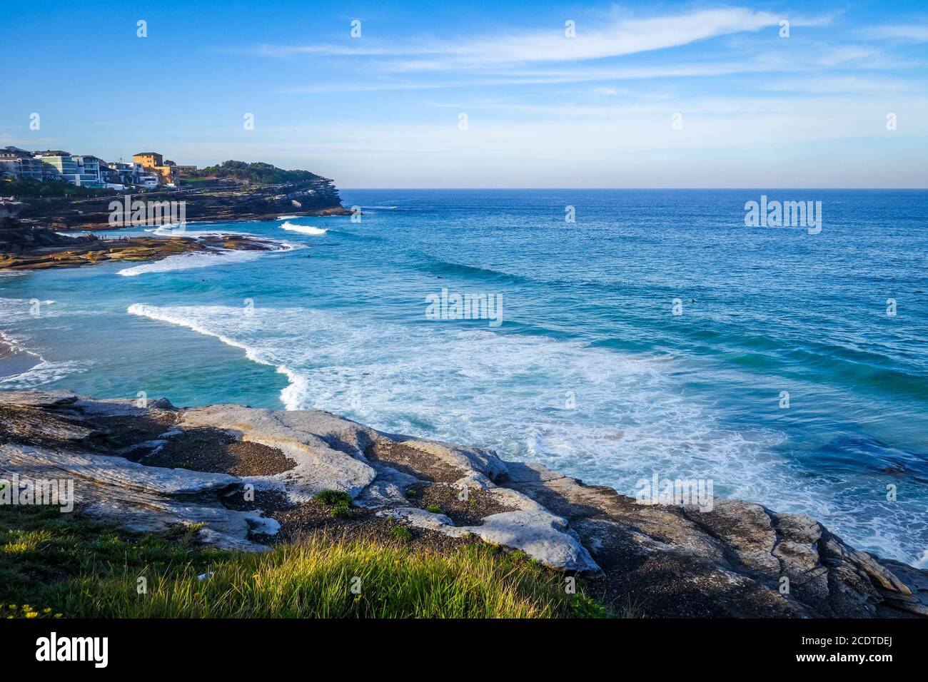 Nähe: Tamarama Beach, Sidney, Australien Stockfoto