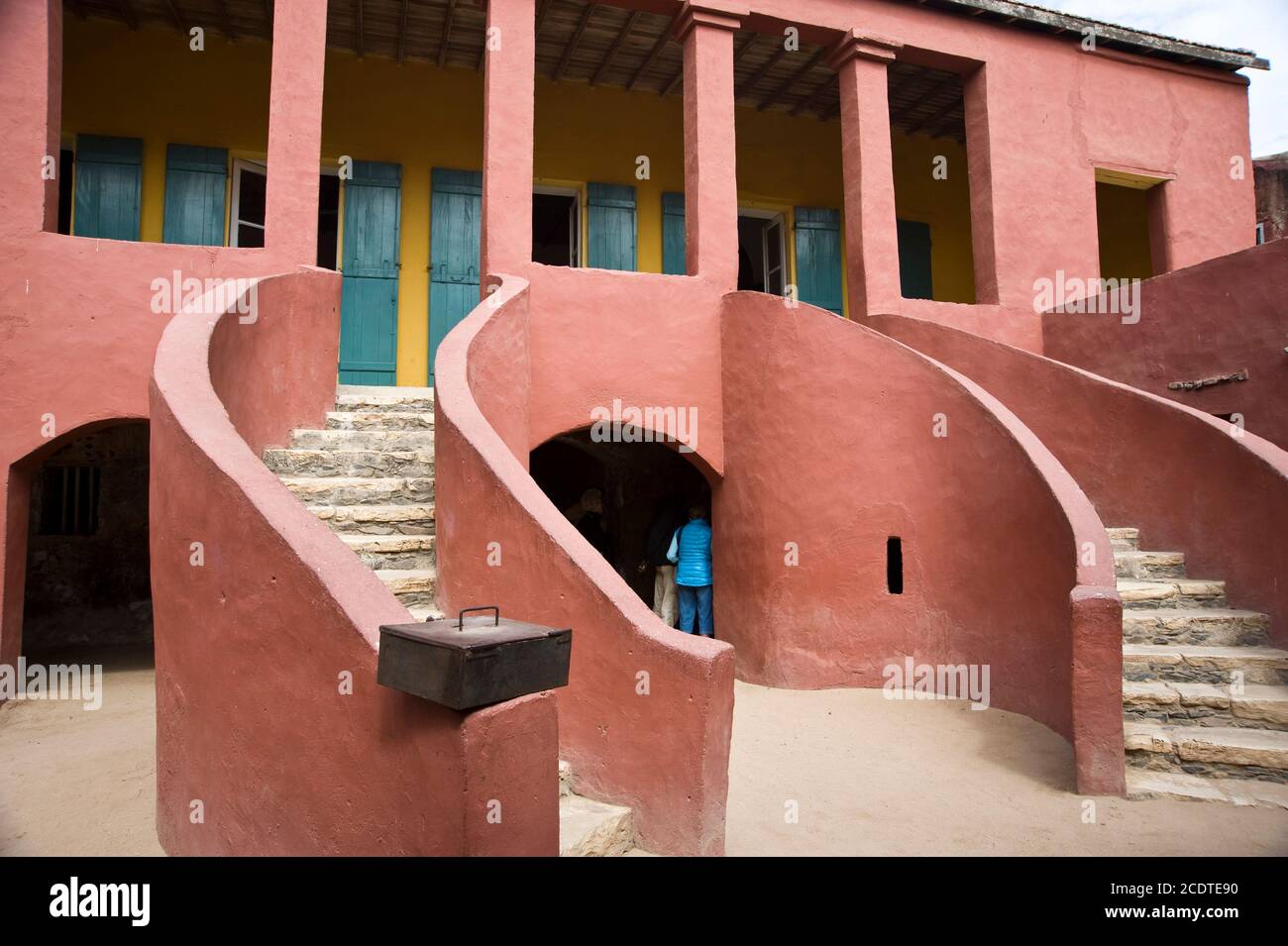 Haus der Sklaven / Maison des Esclaves; Insel Goree, Senegal, Westafrika Stockfoto