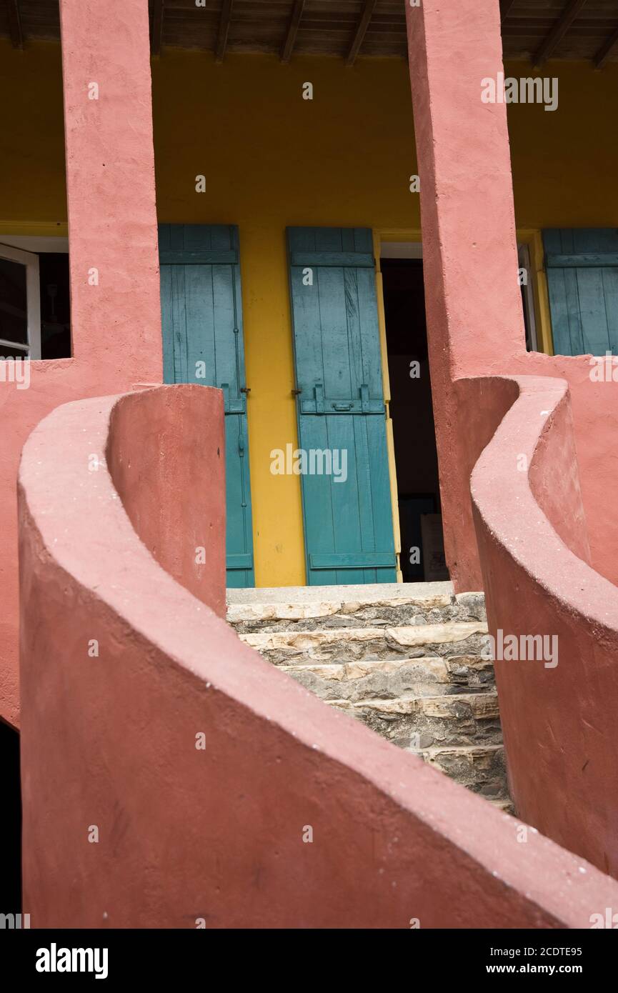 Haus der Sklaven / Maison des Esclaves; Insel Goree, Senegal, Westafrika Stockfoto
