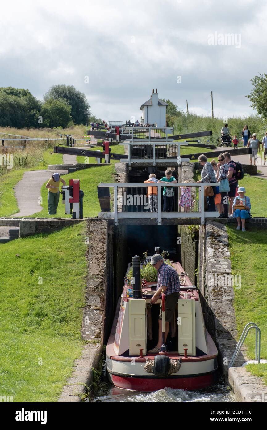 foxton Locks, leicestershire Stockfoto