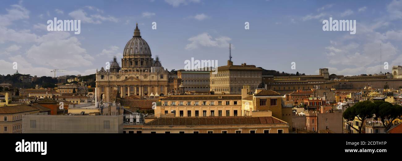 Rom-Panorama Stockfoto
