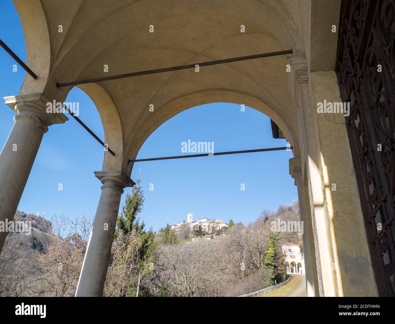 Kapelle der heiligen Berg von Varese, UNESCO-Kulturerbe der Menschheit Stockfoto