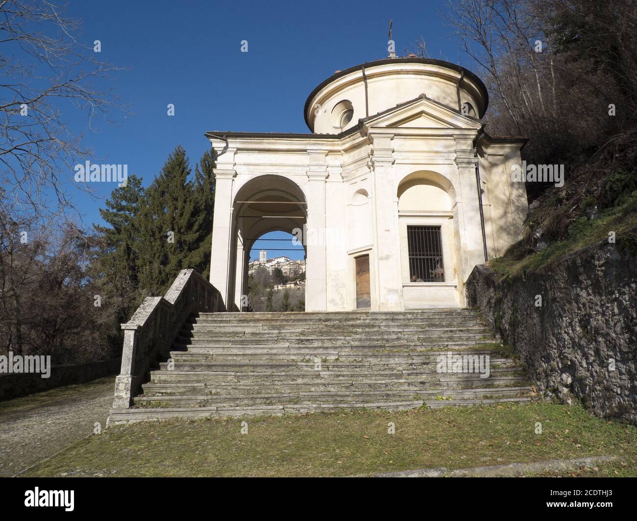Kapelle der heiligen Berg von Varese, UNESCO-Kulturerbe der Menschheit Stockfoto