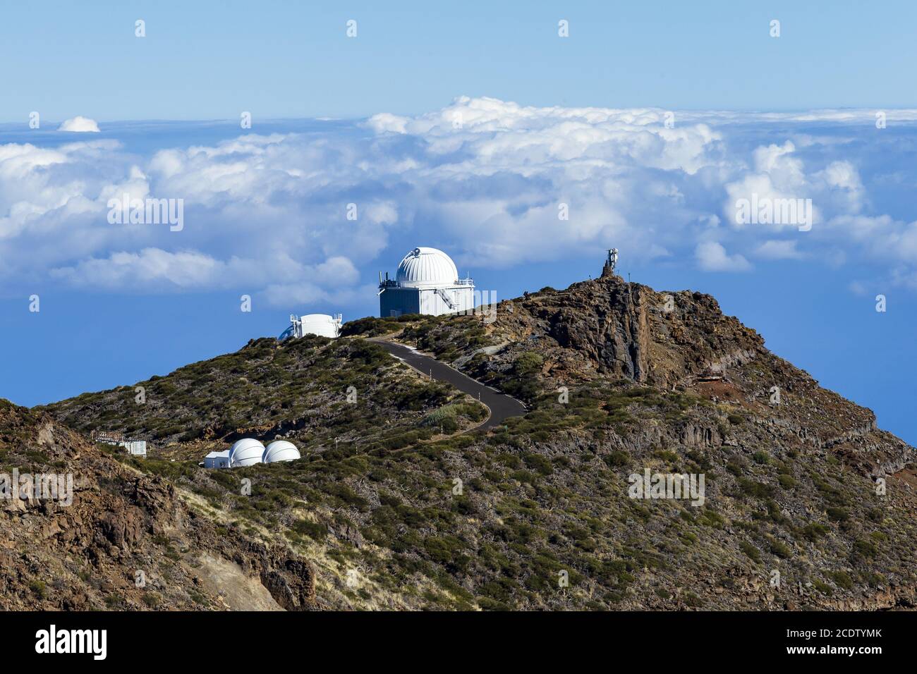 La Palma - Observatorium auf dem Roque de los Muchachos Stockfoto