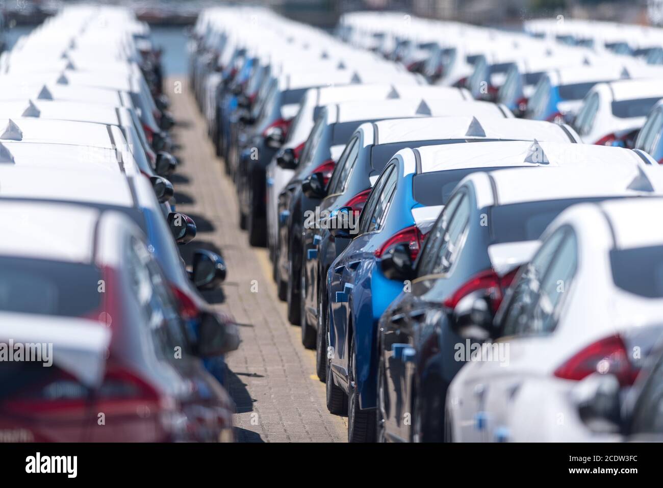 Auto-Handhabung Stockfoto