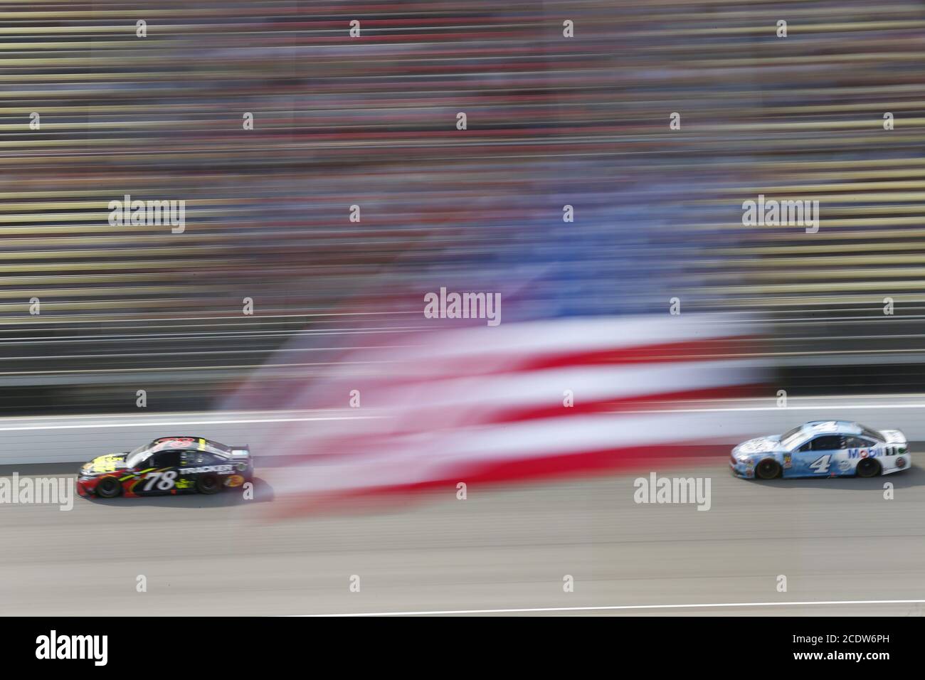 NASCAR: August 12 Verbraucher Energie 400 Stockfoto