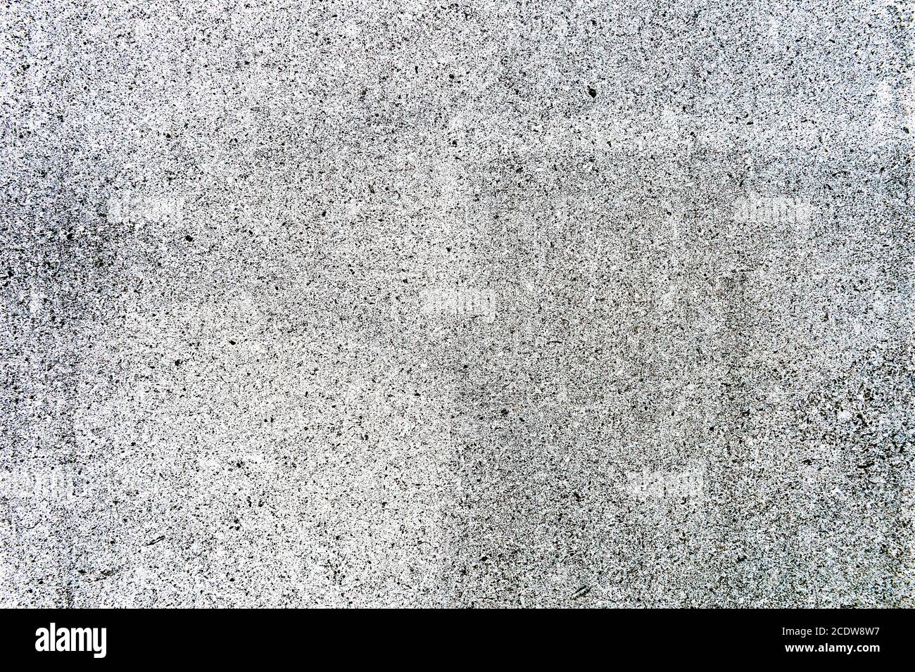 Grunge Schwarz Und Weiß Urban Texture Template. Dunkel Chaotisch Staub Overlay Distress Hintergrund. Leicht Zu Erstellen Abstrakt Gepunktet, Zerkratzt, Vintage-Effekt Stockfoto