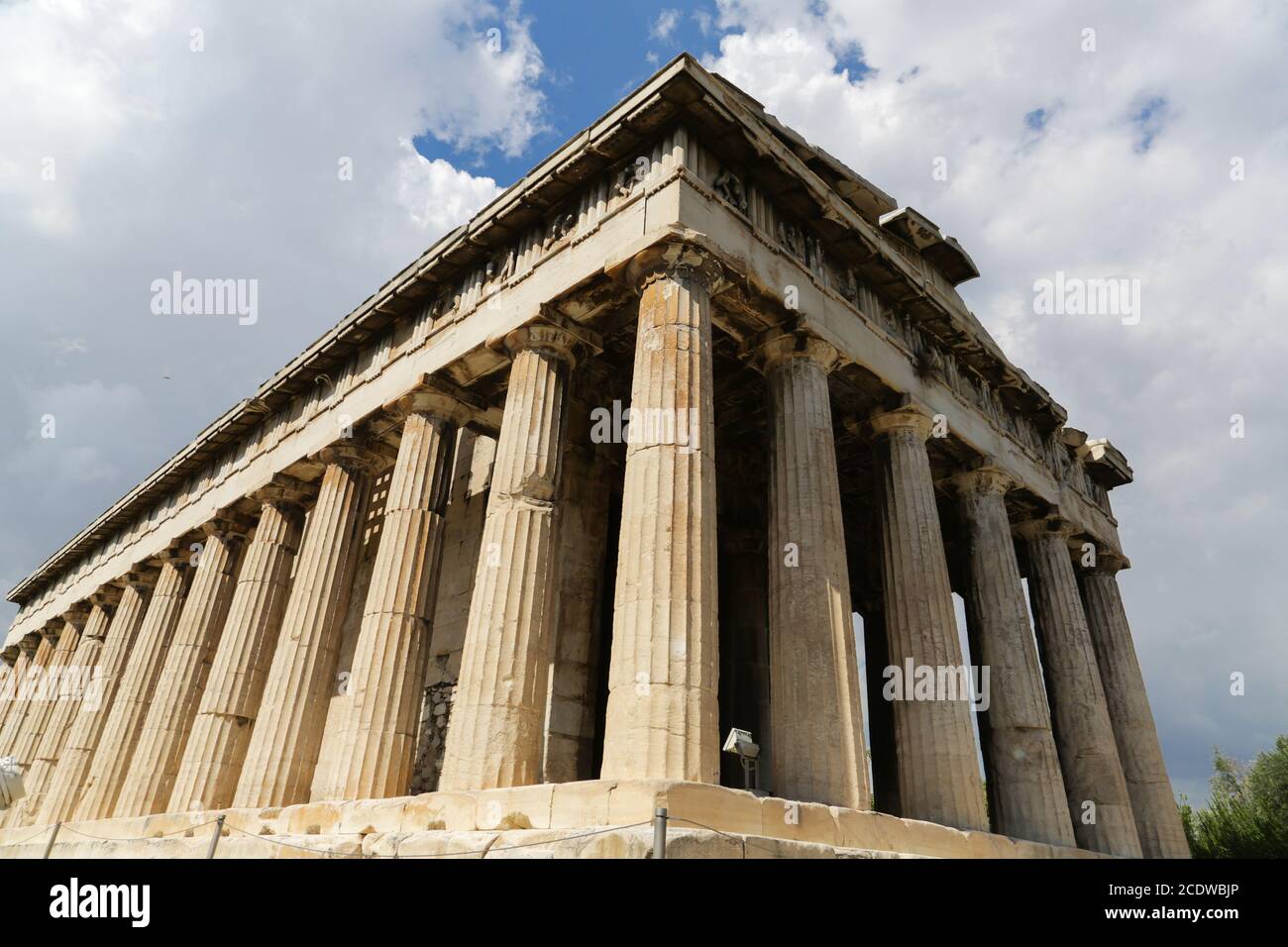 Tempel des Hephaistos Stockfoto