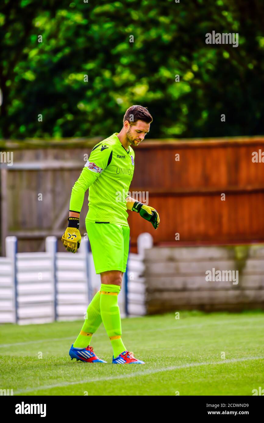 Martin Horsell Torwart für Swindon Supermarine Fußballverein 29/08/2020 Stockfoto