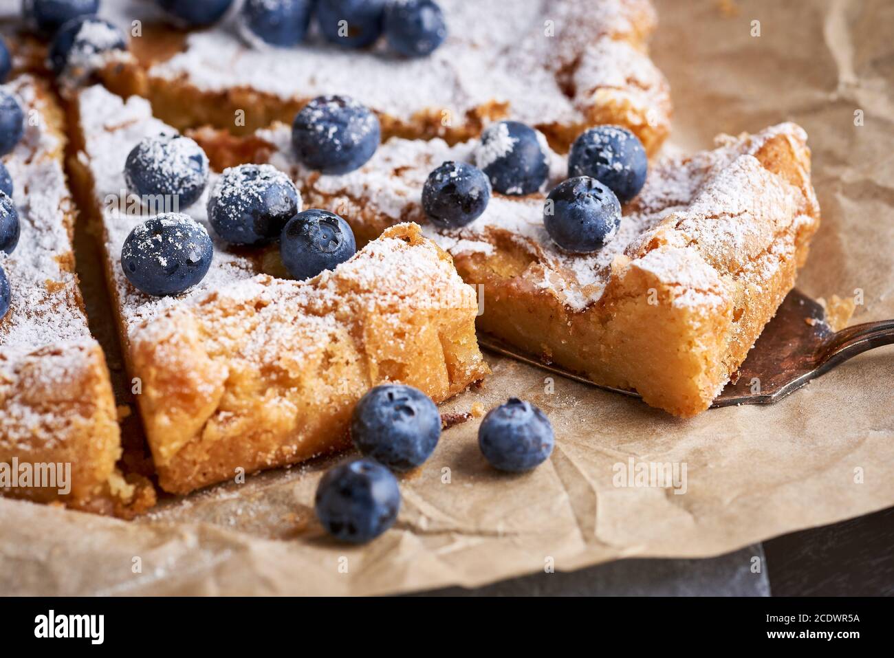 Blueberry Pie Stockfoto
