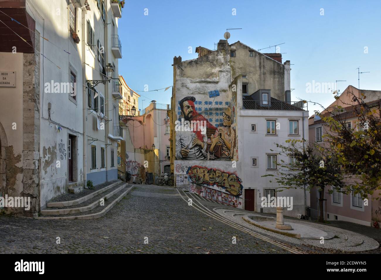 Stadtansichten von Lissabon IV Stockfoto
