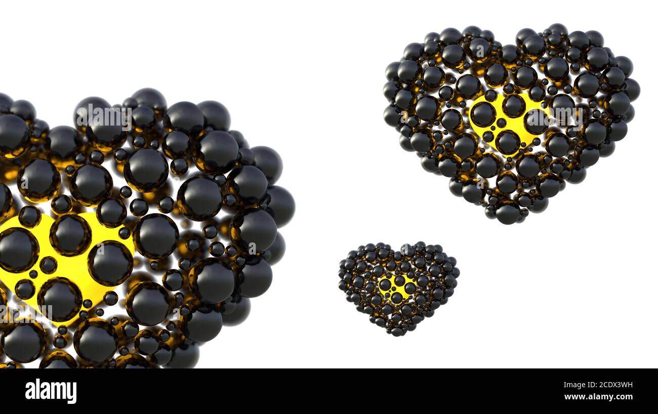 Schwarze Herzen Stockfotos Und Bilder Kaufen Alamy