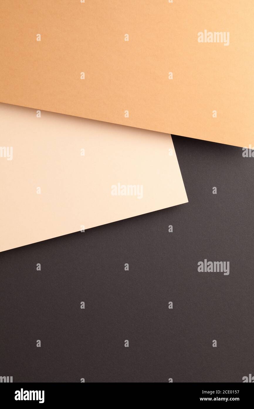 Abstrakt modernen Papier Hintergrund. Leerer Raum für Text. Draufsicht Stockfoto