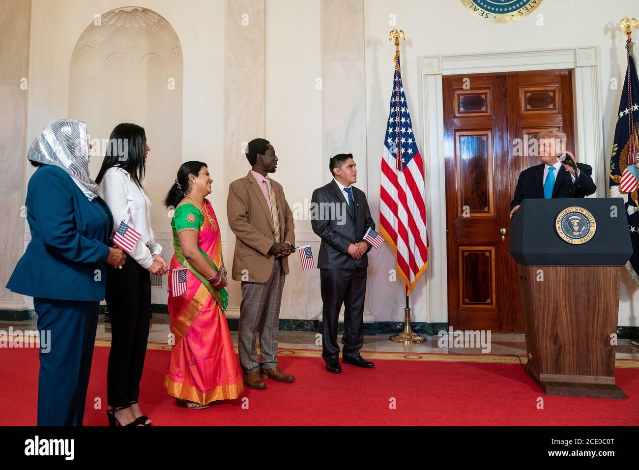Washington, Vereinigte Staaten Von Amerika. August 2020. WASHINGTON, DC - WOCHE VOM 02. FEBRUAR 2020: Präsident Donald Trump Menschen: Präsident Donald Trump Kredit: Storms Media Group/Alamy Live News Stockfoto