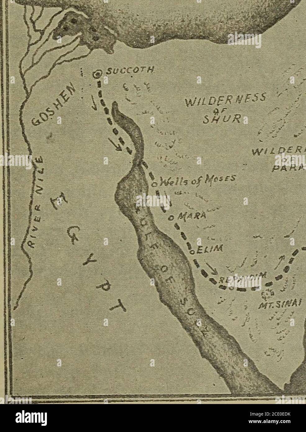 . Bibelhandbuch. Einführungskurs zur Bibel, für Lehrerausbildung und Bibelunterricht. Ja, aber die verfolgten Ägypter kamen im Meer um.dann reiste Israel entlang der Ostküste des Roten Meeres zum Berg Sinai. 6. Das Geben des Gesetzes. Der israelitische Aufenthalt in Mountsinai markiert den Beginn einer weiteren Epoche der heiligen Geschichte.der Bund Gottes, der bis jetzt ein Bund der Verheißung war, wurde zum Bund des Gesetzes, als Gott dem Volk sein Gesetz gab. Diese Gesetzesgabe war eine Weihe des Volkes, durch die Israel zu Gott auserwählten Menschen über alle Nationen wurde. Für Th Stockfoto