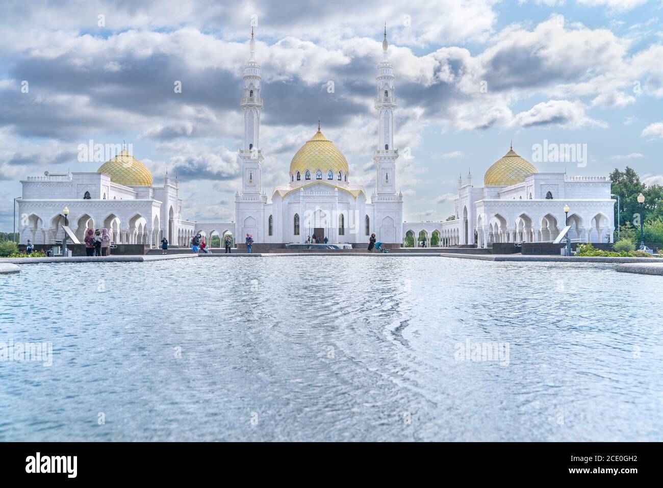 Die Weiße Moschee in Bulgar Tatarstan Stockfoto