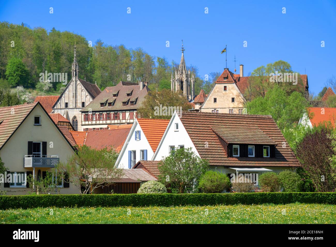 Bebenhausen mit Kloster Stockfoto