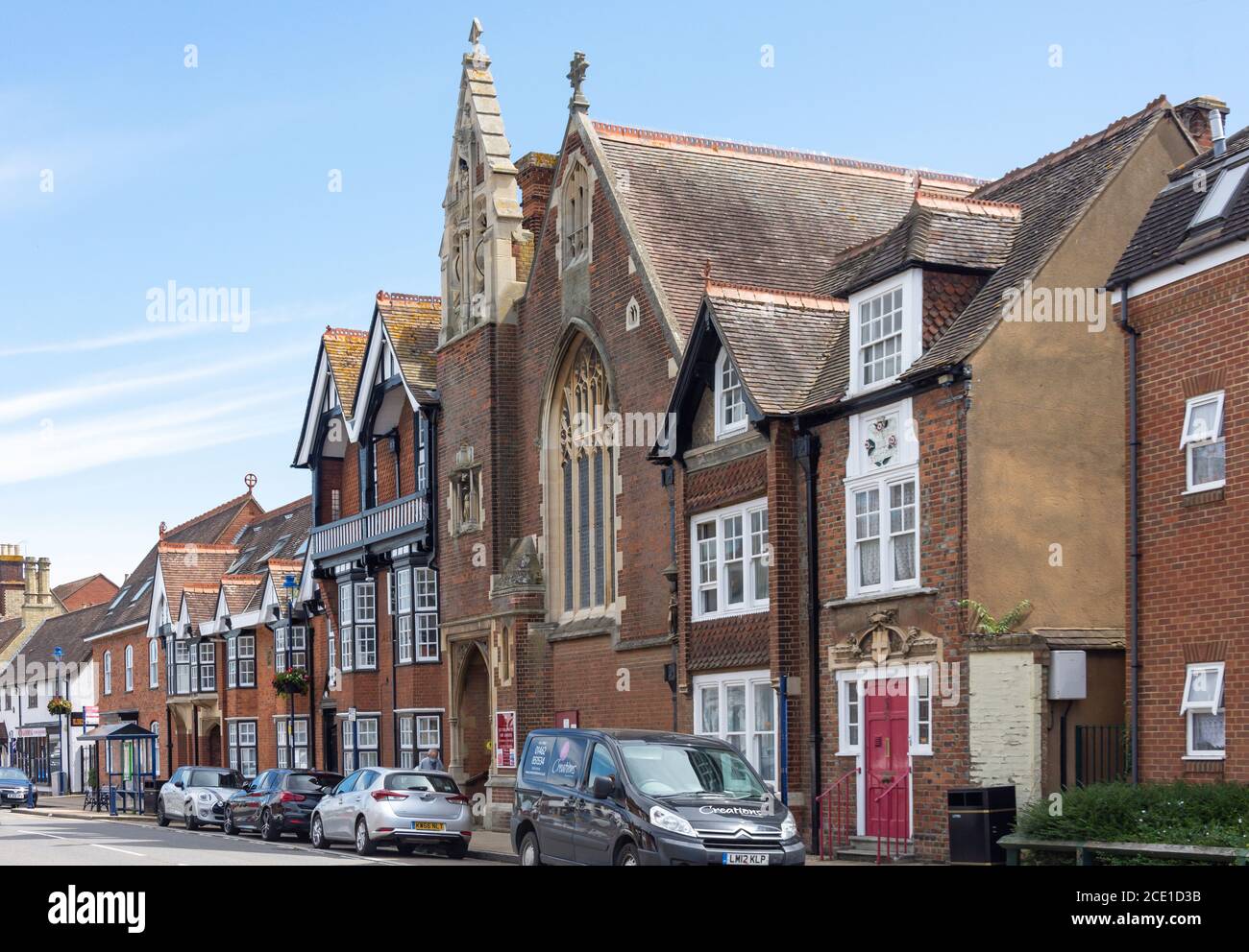 St. Francis of Assisi römisch-katholische Kirche, High Street, Shefford, Bedfordshire, England, Vereinigtes Königreich Stockfoto
