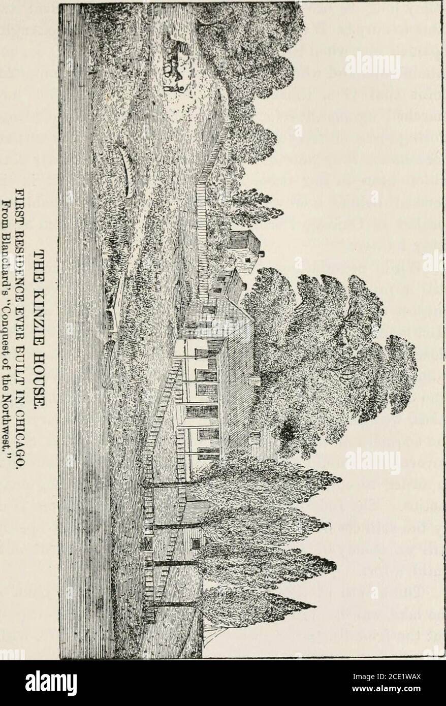 . Geschichte der Chicagoer Polizei von der Ansiedlung der Gemeinde bis zur heutigen Zeit, unter der Autorität des Bürgermeisters und des Superintendenten der Kraft. F alle Gebiete, die auf den großen Seen und östlich des Mississippi liegen, und Chicago Portage passedunder der englischen Tiag, ohne es zu wissen. In allen diesen Ereignissen, der Abtretung Louisianas an Spanien, der Aufstand der Indianer unter dem großen Pontiac und angespornt durch die französischen Händler, der Versuch des IllinoisChief Chicago, die Engländer zurückzufahren; der englische Versuch, Siedlungen jenseits des Ohio Flusses zu verhindern; die Annexion von Stockfoto