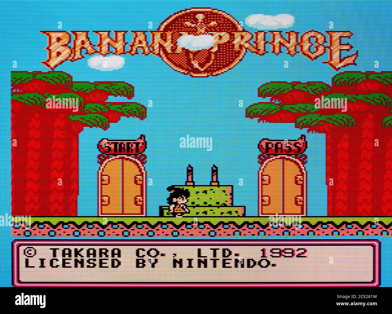 Banan Prince - Nintendo Entertainment System - NES Videogame - Nur für redaktionelle Zwecke Stockfoto