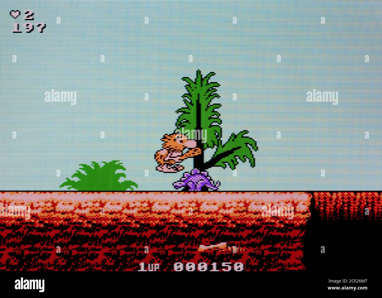 Big Nose The Caveman - Nintendo Entertainment System - NES Videospiel – nur für redaktionelle Zwecke Stockfoto