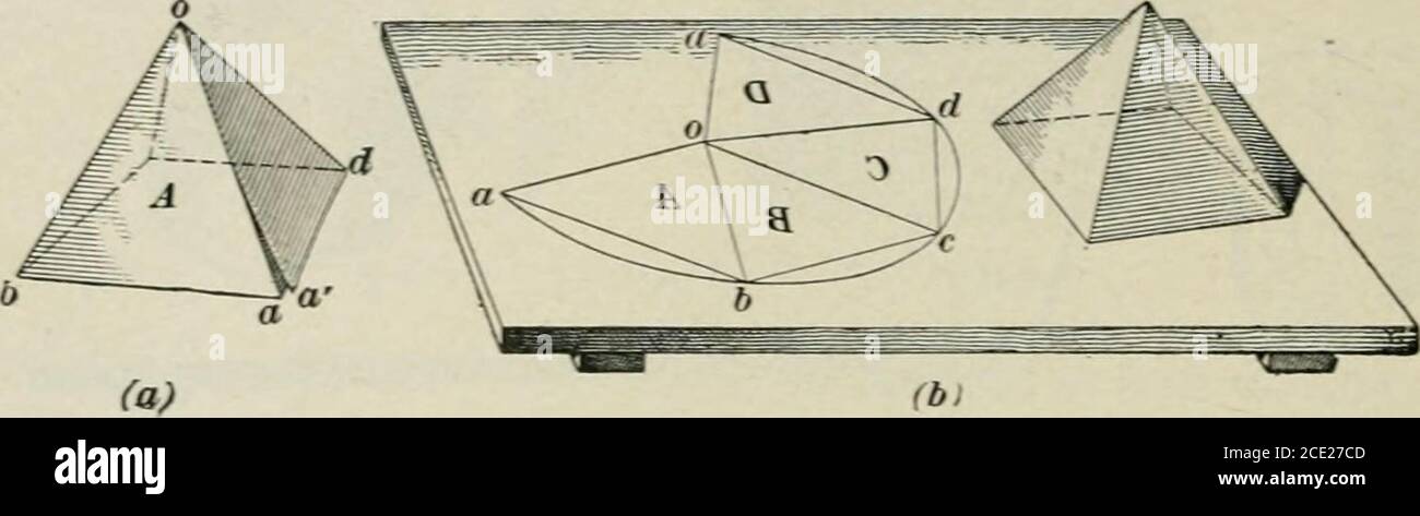 . Ein Lehrbuch über Maschinenbau und Elektrotechnik. Ad in der Bremse gebogen. Dies ist eine Abbildung ähnlich der des Zylinders, wobei die verschiedenen Elemente des Formteils als die verschiedenen Oberflächen eines unregelmäßigen Festkörpers betrachtet werden. Solche Abbildungen deuten darauf hin, daß parallele Linien gewisse Formen vereinigen, und es wird gezeigt werden, daß die Pat-terns für diese Formen durch eine Methode entwickelt werden, deren Prinzipien auf dieser Tatsache beruhen. Viele Feststoffe können atonce als zu dieser Division gehören erkannt werden. Im Allgemeinen^ 8 ENTWICKLUNG VON FLÄCHEN §16 jeder Körper, dessen Kanten parallel sind, kann loca sein Stockfoto
