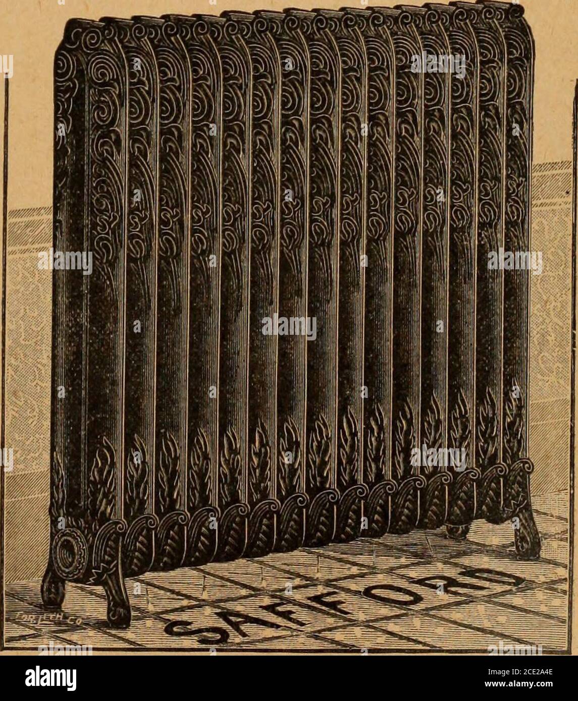 . Hardware Merchandising 1895 . MAGNOLIA METAL GO. Besitzer und Einzelhersteller,74 Cortlandt Street, NEW YORK. London Büro : 75 Queen Victoria St. Chicago Büro : Traders Building. Montreal Büro : H. McLaren & Co., Agenten. ii SAFF0RD >> ^  FÜHREN DIE WELT Warmwasser und Dampfheizkörper Alle Verschraubungen. KEINE BOLTSNO PACKINGNO LEAKS die einzige . .Radiator madegiving universalsatisfaction. Die größten Heizkörperhersteller unter der britischen Flagge. Die Toronto Radiator Mfg. Co. Toronto, Ontario BESCHRÄNKT auf den Handel. Holz und Kelt WETTER sthip Schreiben Sie für Preisliste und Rabatt She Stockfoto