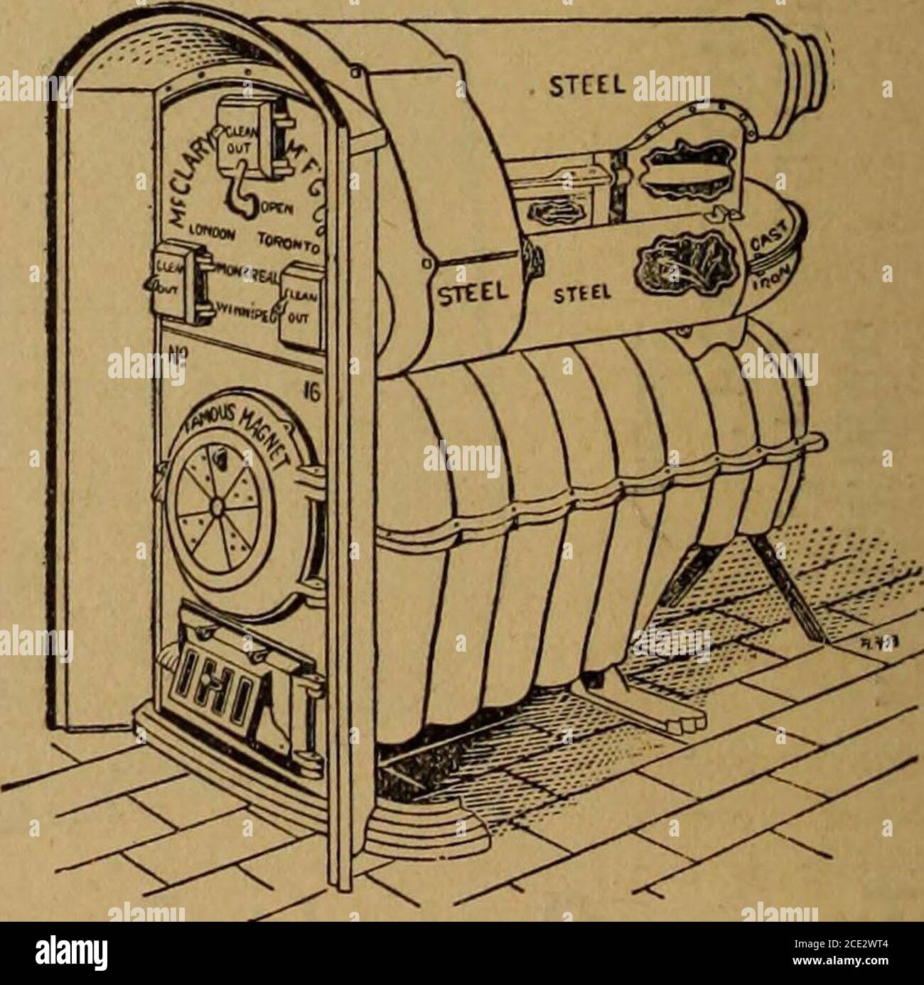 . Hardware Merchandising 1895 . CES ITWILLPA.XYOUTODOSO. Sie sind zufrieden stellend zu bothdealer und Benutzer., Inspektion wird Sie von ihrer Überlegenheit überzeugen. LookjHJ, in diese für sich. The McClary Mfg. Co. LONDON. TORONTO, f MONTREAL. WINNIPEG. VANCOUVER... HARDWARE UND METALL 13 Schuss – bei moderater Nachfrage und unverändert bei 17^ Prozent von der Liste. Wagenschrauben – die Basis auf den Wagen ist diese Woche von 60 und 10 auf 60 Prozent gestiegen. Busschrauben – sind jetzt fester, die Discount ist 65 und 5 Prozent, aus. Maschinenschrauben – Rabatte sind jetzt 55und 5 Prozent., oder ein Vorschuss in Preis von 5 Prozent. Nu Stockfoto