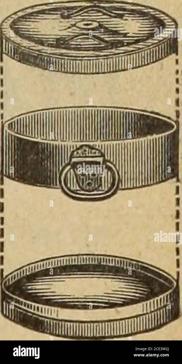 . Hardware Merchandising 1895 . BROAD HOOP die Broad Hoop Pattern Milchdosentrimmings haben unseren patentierten Bottom Hoop, der viele Vorteile gegenüber anderen hat. Kein unnötiges Gewicht Keine rohe Kante, um splittersofvon Waggonböden sauber und stark zu machen, bestellen Sie früh, wir können sofortige Schiffe machen. DER THOS. DAVIDSON MFC. CO.» pMTII IRON CLAD Montreal in einem angrenzenden Gebäude, die einen Ofen für das Brennen von Dolomit, AnEdge-Runner Brech-Mühle, eine belgische Mühle, Amixer, hydraulische Ziegelformmaschinen, a enthält vorbereitet Stockfoto