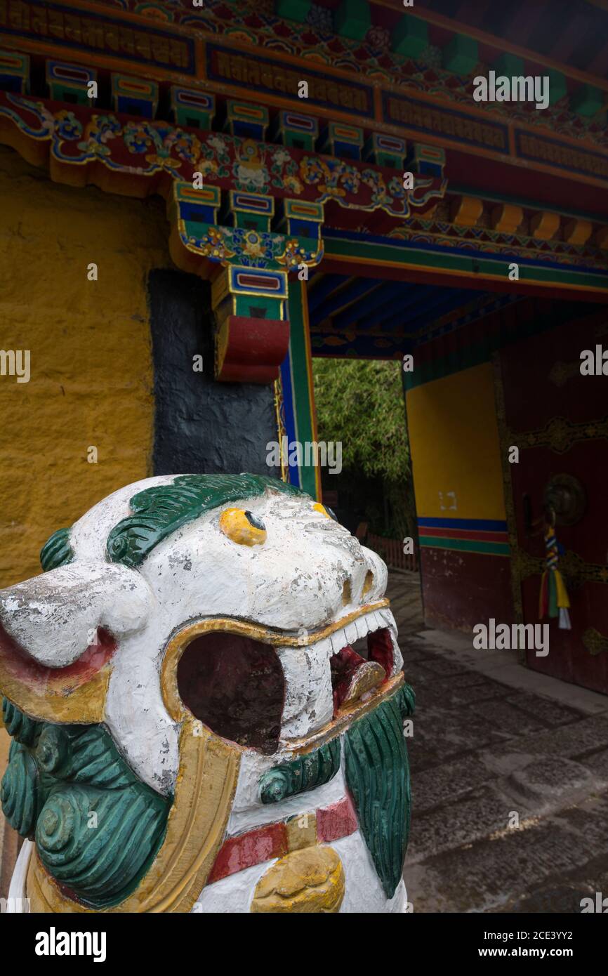 Die Norbulingka, Sommerpalast der Dalai Lamas, Lhasa, Tibet Stockfoto