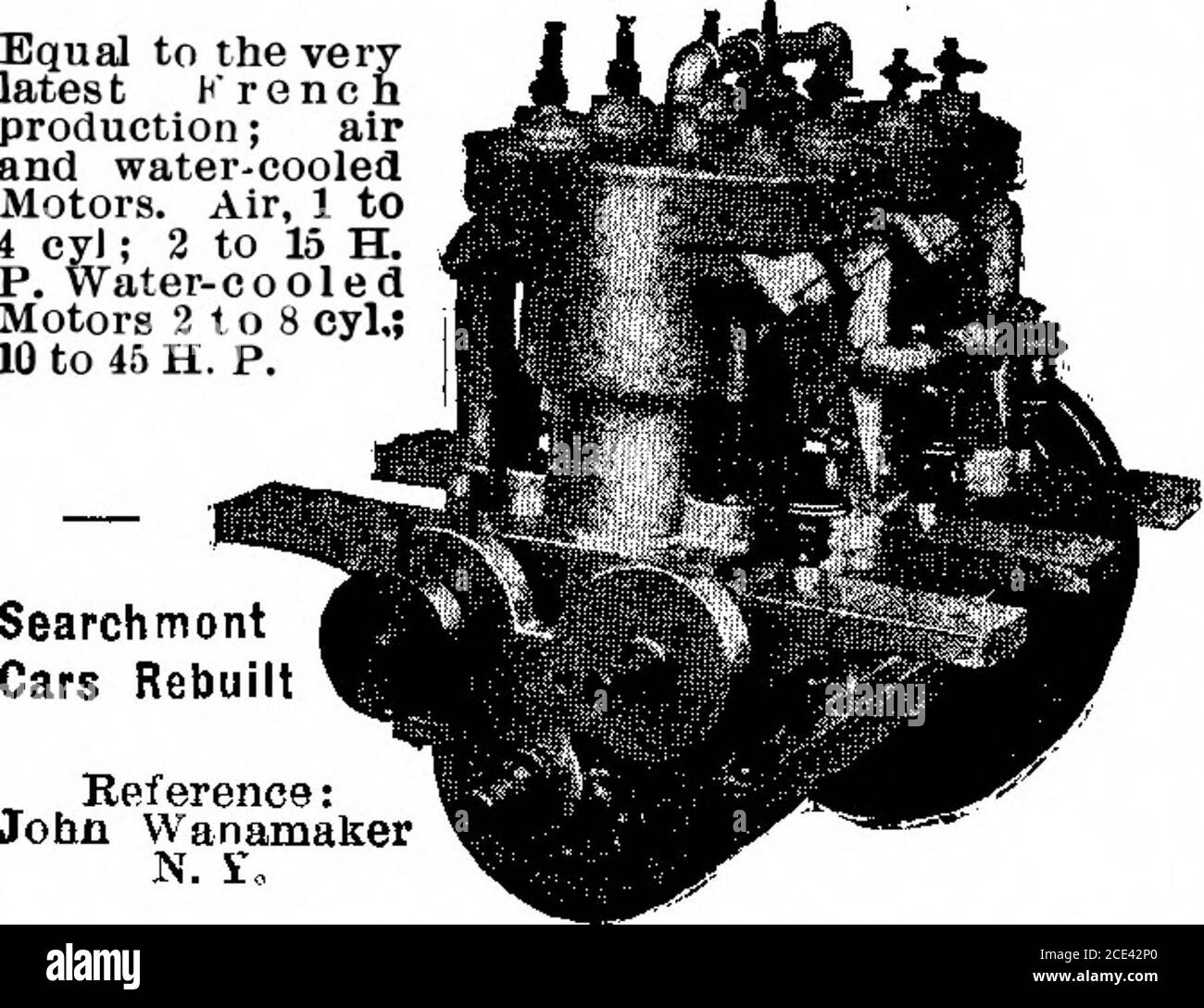 . Scientific American Band 92 Nummer 04 (Januar 1905) . Cent, weniger Teile. Ein Motor, der drei Jahre ohne die Neuplatzierung eines Einzelteils in Betrieb sein kann. Ein Teer, der einen authentischen Rekord von 6,000 Meilen continuoustravel ohne Austausch von Teilen hat. Ein Auto, das die Kraft der schwersten Typen hat, aber muchlighter. Siehe Reifenprobleme. Ein Auto, dessen Polsterung, Design, Finish und Reiten Qualitäten sind die gleichen von allen. Der einzige Doppelzylindermotor der Welt, der sich ohnehin selbst in den Sternen befindet. Ein Auto, das seine Ansprüche auf Personal Investigate ELMORE MFG beweisen kann. CO.604= Amanda Street - CL Stockfoto