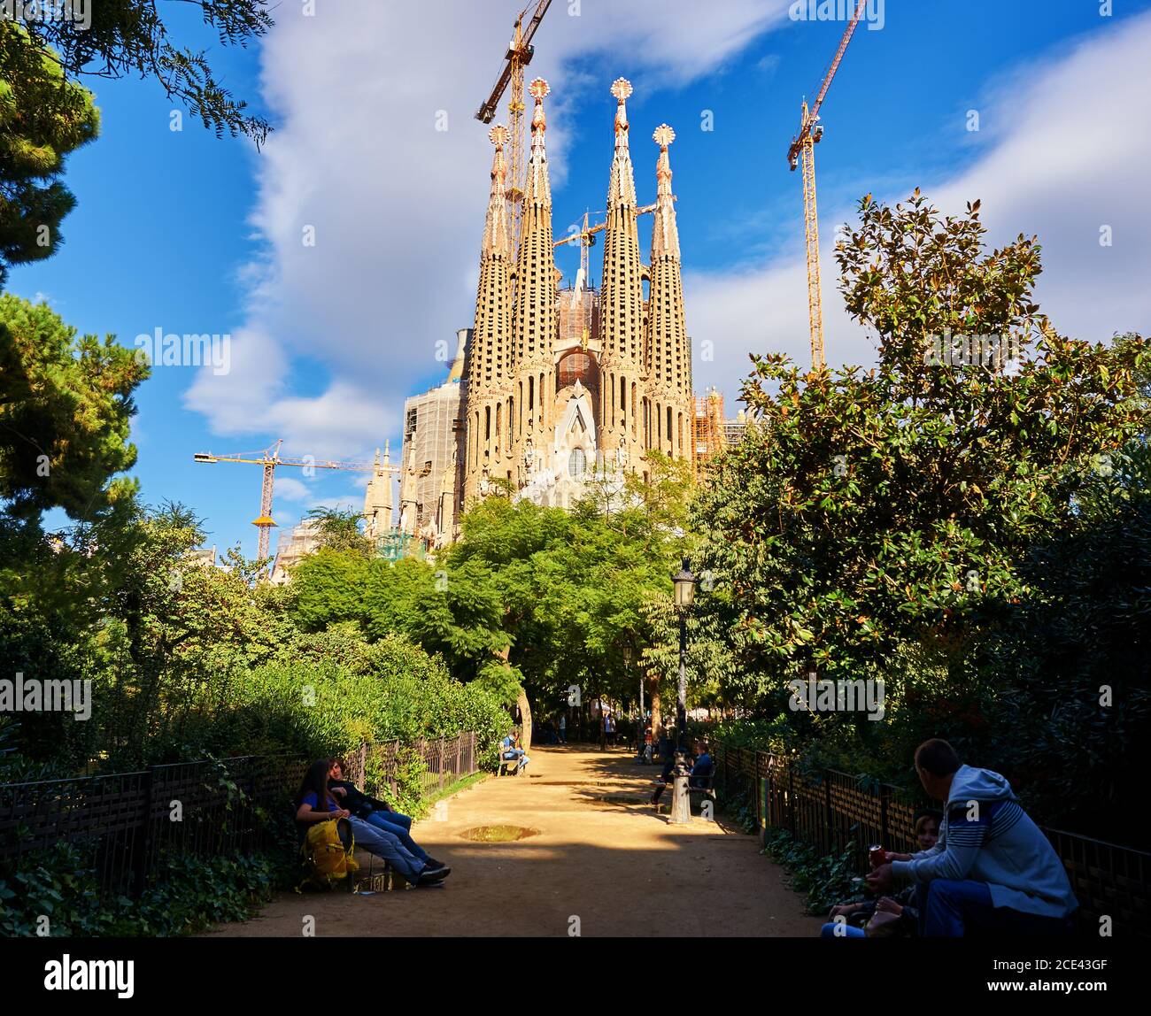 Sagrada Familia Kirche Kathedrale in Barcelona, Spanien Stockfoto