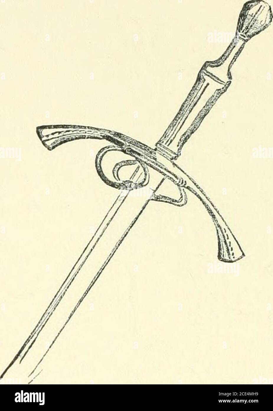 . Vanishing England . nd glaubte, verloren zu haben in 1277, als König Edward I machte einen militärischen Fortschritt durch Suffolk und Norfolk, und hielt hisEaster in Norwich. Die Klinge ist scimitarförmig, einkantig und hat eine Nut an der Rückseite. Wir können dies mit dem Schwert aus der Zeit von Edward IV. Vergleichen, das sich jetzt im Besitz von Mr. Seymour Lucas befindet. Die Entwicklung von Reitstiefeln ist eine interessante Studie. Wir zeigen eine Zeichnung von einem im Besitz von Mr. Ernest Crofts, R.A., die in der Zeit von William III. In Gebrauch war Eine Illustration ist von einer Kapelle-de-fer, die re- 186 VERSCHWINDENDE ENGLAND posiert in der no Stockfoto
