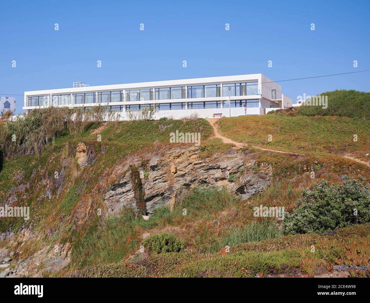 Neubau des Hotels in Porto Côvo 2020 Stockfoto