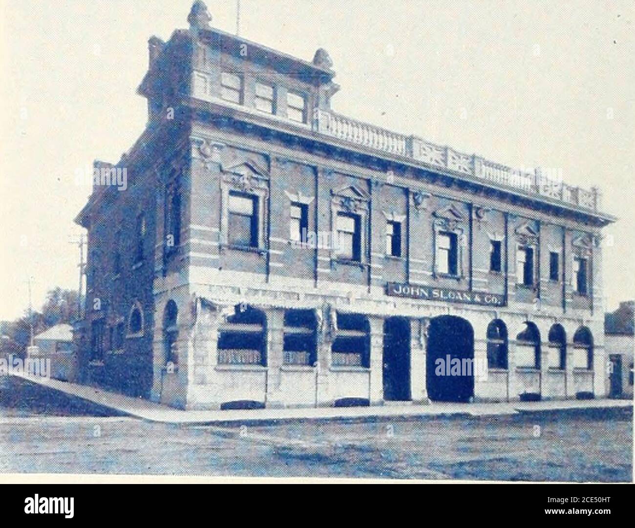 . Kanadischer Lebensmittelhändler April-Juni 1920 . ZWEIGSTELLE IN KITCHENER ZWEIGSTELLE IN BELLEVILLE Stockfoto