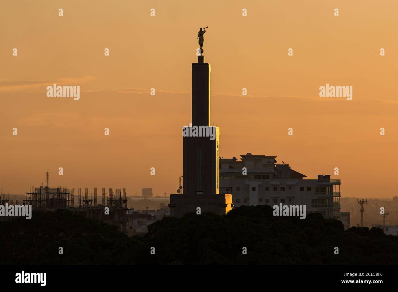 Der Santo Domingo Dominikanische Republik Tempel der Kirche Jesu Christi der Heiligen der Letzten Tage wurde im Jahr 2000 fertiggestellt. Es ist der erste LDS oder Stockfoto