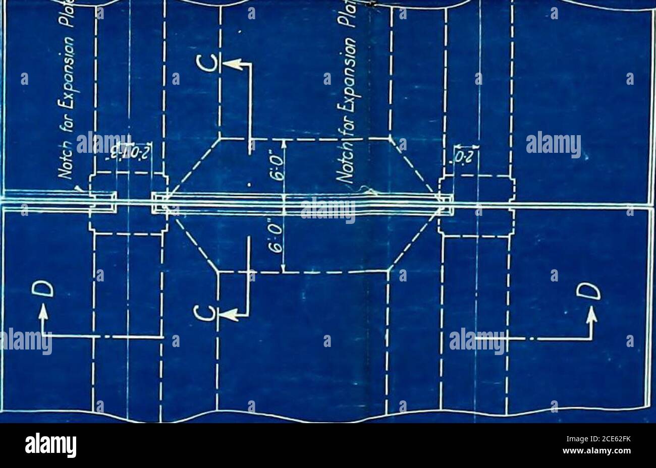 . Der praktische Aspekt der Ablenkmethode und ihre Anwendung auf das Design des Roosevelt Road Viadukts. FBE. Stockfoto