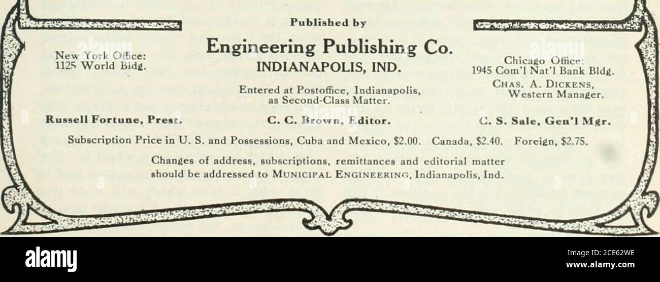 . Wasser & Abwasser Werke . ^^--jy SEAGRAVE TRAKTOR in ksc in Cleveland. Ohio, Zeichnung große Leiter LKW. Vol. XLV. OKTOBER 1913. Nr. 4. Neue Theorien werden in der Ingenieursworldeach Woche, Monat und Jahr fortgeschritten; einige sind von grundlegender Bedeutung, andere stärken schwache Verbindungen in den Ketten der Entdeckungen, alle sind von lebenswichtigendem Interesse. Der Mann, der lebendig ist und an den Möglichkeiten der Anwendung der Entwicklungen vieler Geister auf seine eigenen ist die Person, deren Fortschritt wird der Neid der thoseless Progressive. Schaut euch die Bibliotheken von Männern von Achieveme an Stockfoto