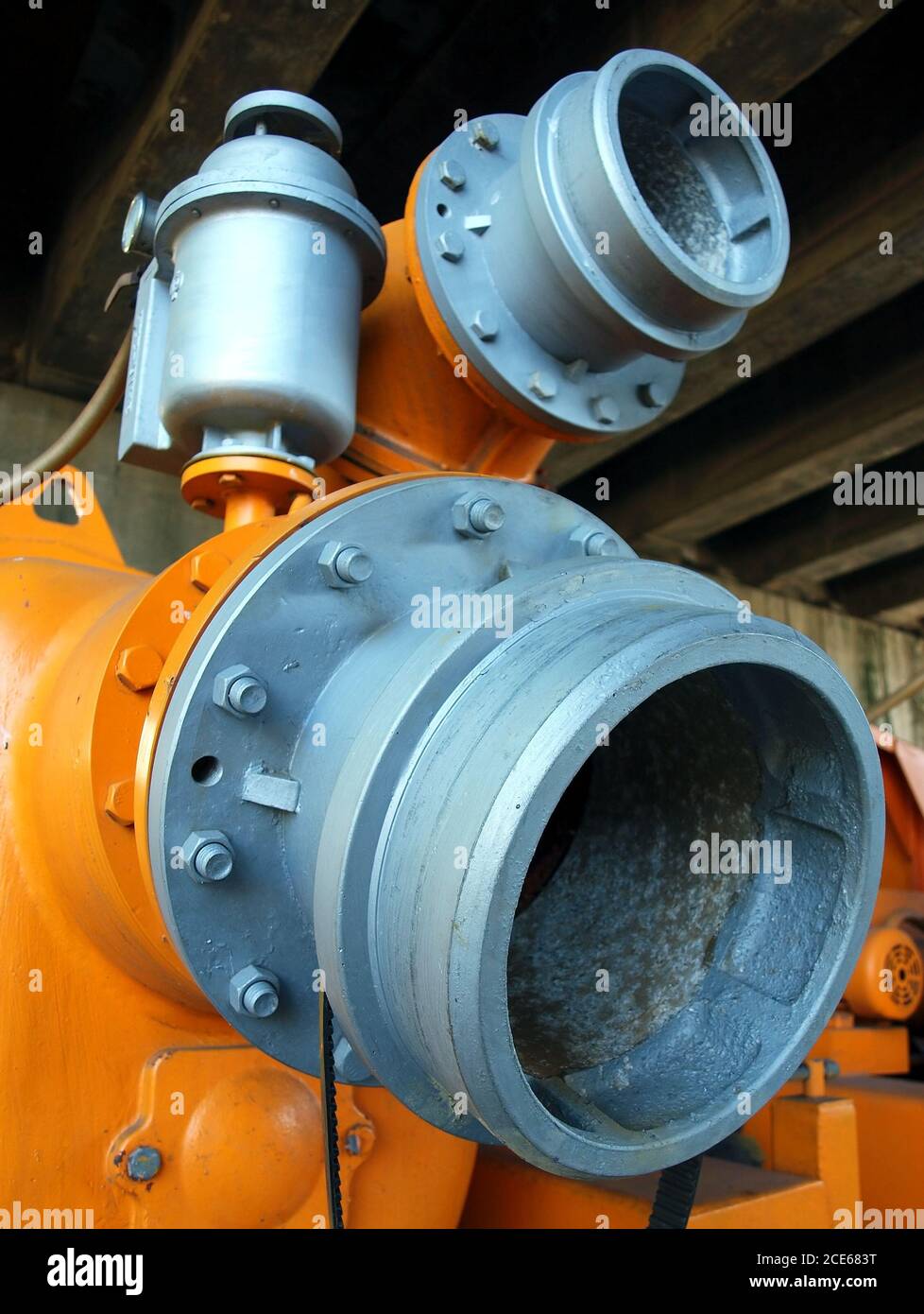 Großpumpen und Maschinen für die Abwasser-Sammlung Stockfoto