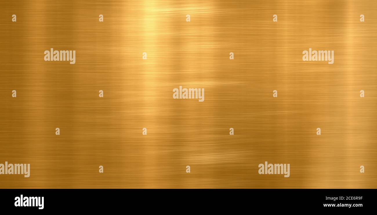Gebürstetes Metall Kupfer breite Platte Banner Hintergrund Stockfoto