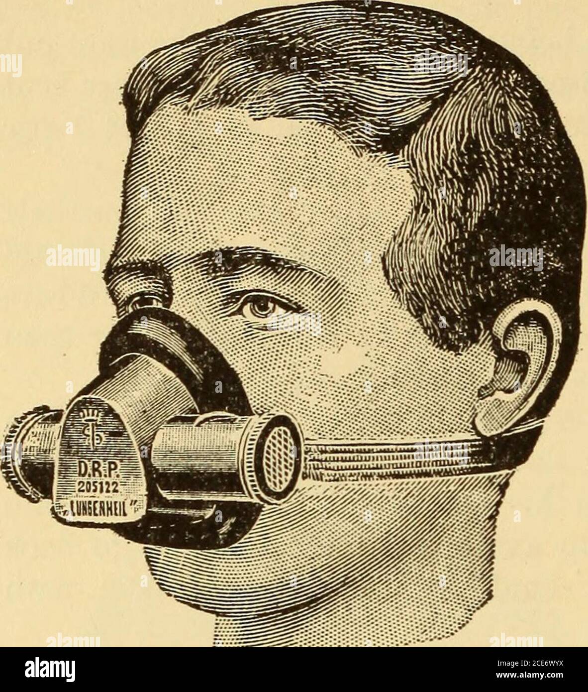 . Dr. Evans' wie man gut hält; . sollte ziemlich frei von Staub sein. Ein gutes Geschäft hängt von der Art des Staubes ab. Der Staub einer Landstraße an einem heißen, sonnenglänzenden Julitag ist in einer Großstadt viel weniger schädlich als Straßenstaub und ist im Vergleich zu einem Metallpolierbetrieb fast harmlos. Der schädlichste aller Staubpartikel ist der, der eine große Anzahl lebender krankheitsproduzierender Bakterien enthält. Als nächstes kommt anorganischer Staub wie Stein-, Metall- und Glasstaub. Von lessimportance ist organischer Staub wie der von Stärke und Mehlmühlen. Der Bericht des Ministeriums für Handel und Arbeit über das Backen i Stockfoto