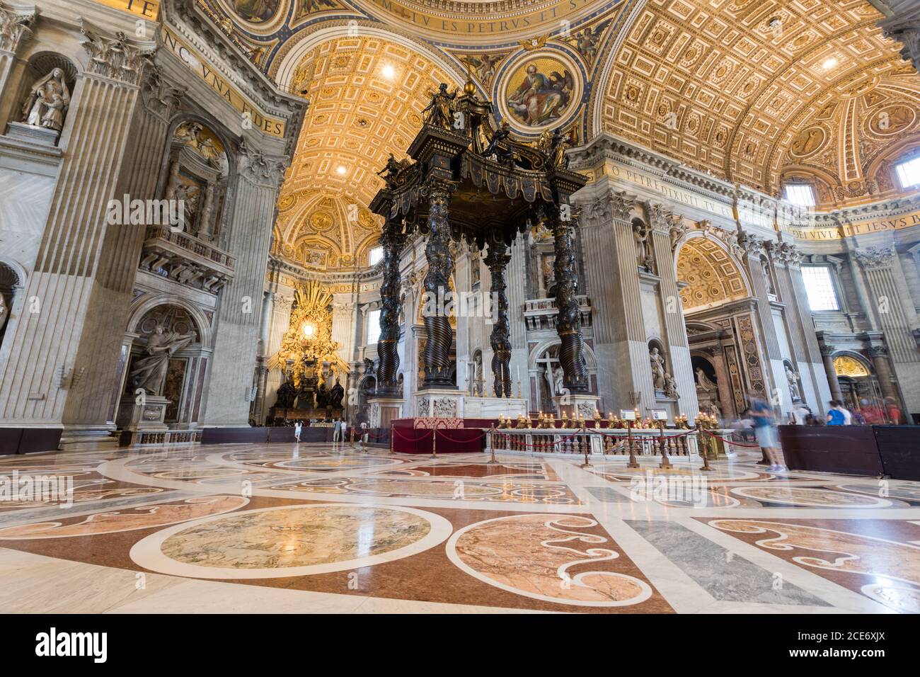Petersdom in Rom Stockfoto