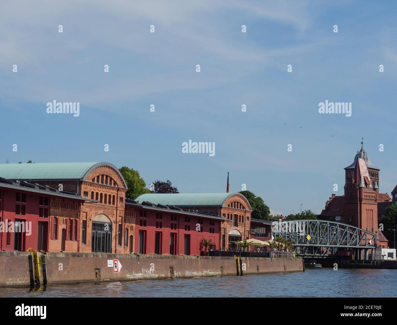 Alter Hafen von lübeck Stockfoto