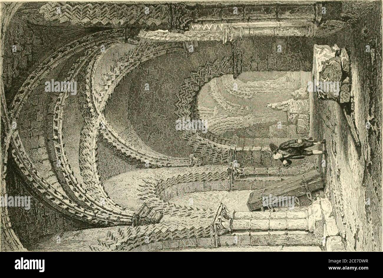 . Westmoreland, Cumberland, Durham und Northumberland, illustriert : aus Originalzeichnungen von Thomas Allom, George Pickering, & c. ; mit Beschreibungen von T. Rose . e Dichter, der Philosoph, und der Historiker Freude zu wohnen. Ruin sublime! Oh! Wer könnte auf theeUnberührte von zärtlichen Gedanken und schimmernden TräumeOf lange vergangenen Jahren ?- INNENRAUM DER BURGKAPELLE, NEWCASTLE. Das Gebäude der Burg und die umliegenden Befestigungsanlagen, in Newcastle, zugeschrieben wird, von Historikern, zu William der Eroberer. Es scheint wahrscheinlich, dass er in Erwägung gezogen, und evenbegan die Arbeit; aber es gibt gute r Stockfoto