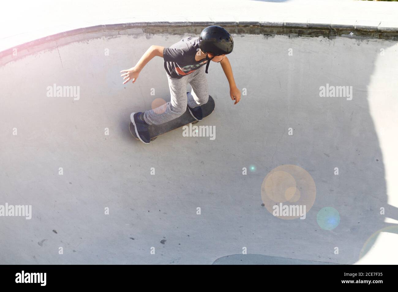 Skateboard Schüssel Stockfotos und -bilder Kaufen - Alamy
