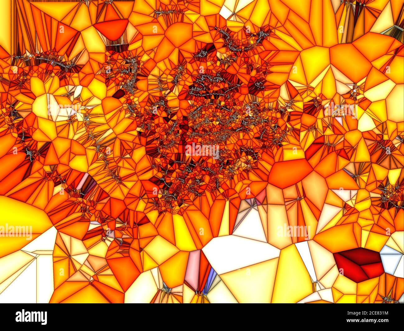 Orange gefärbte Glas Textur Hintergrund Stockfoto