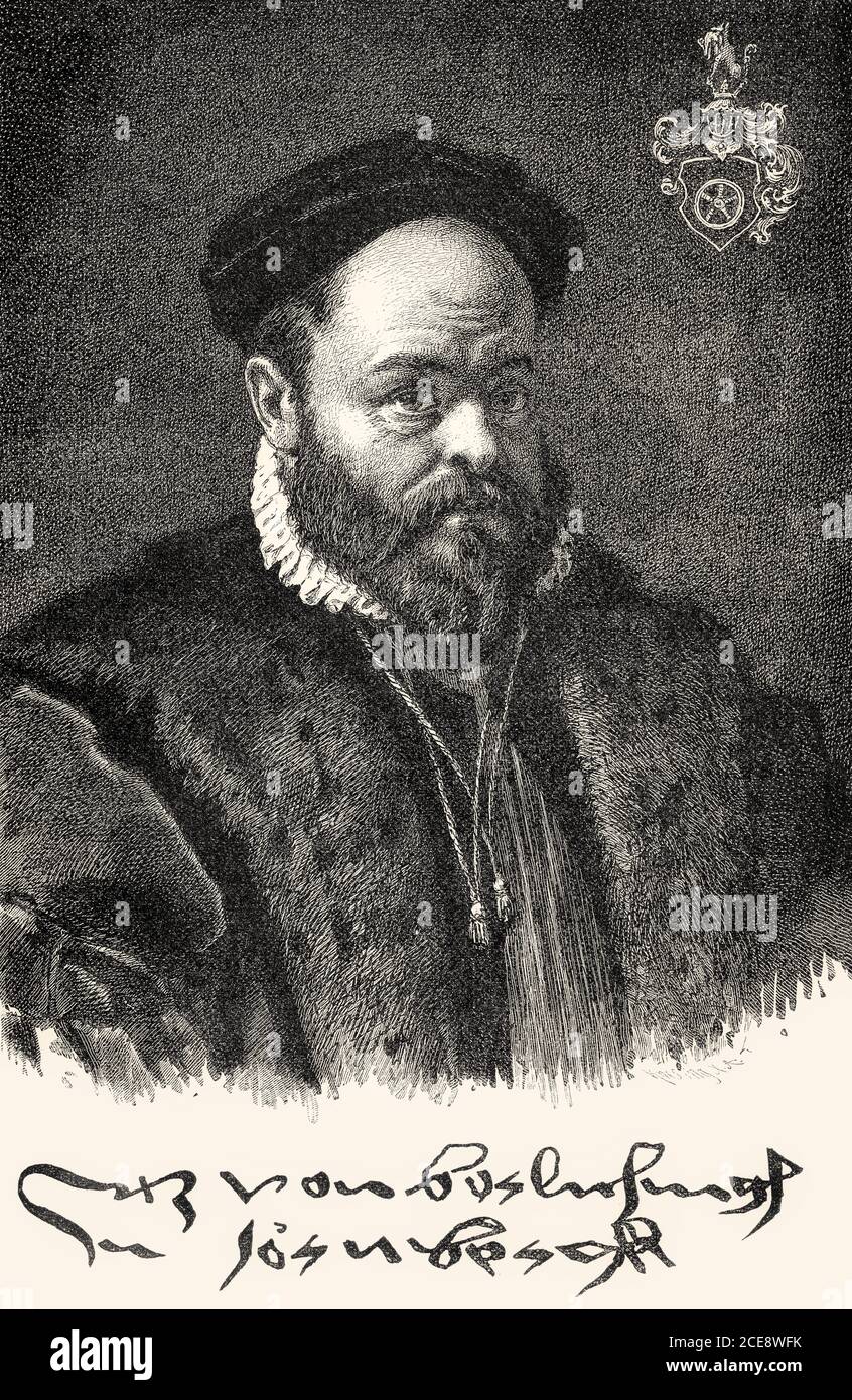 Gottfried 'Götz' von Berlichingen, 1480 – 1562, ein deutscher Reichsritter Stockfoto