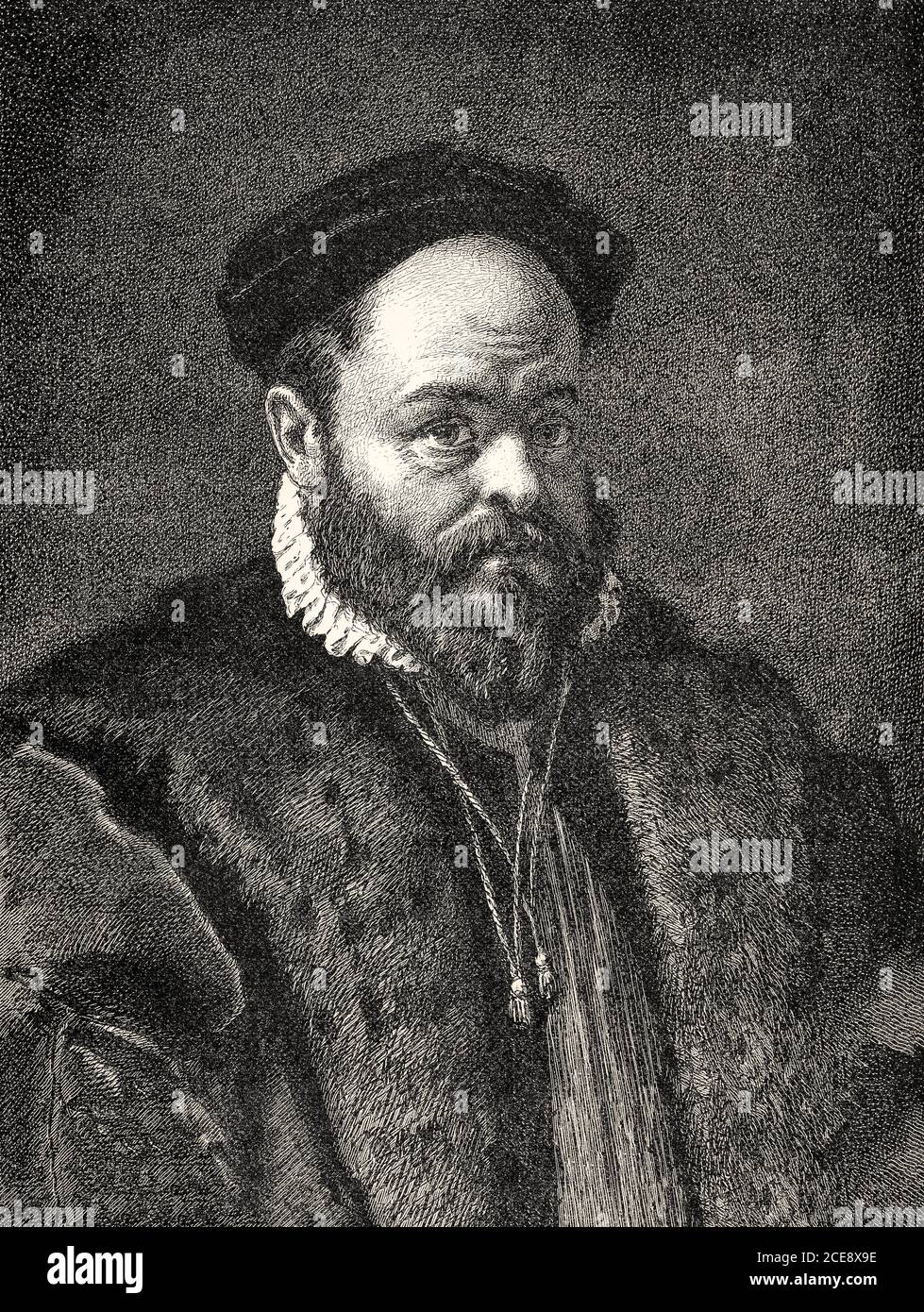 Gottfried 'Götz' von Berlichingen, 1480 – 1562, ein deutscher Reichsritter Stockfoto