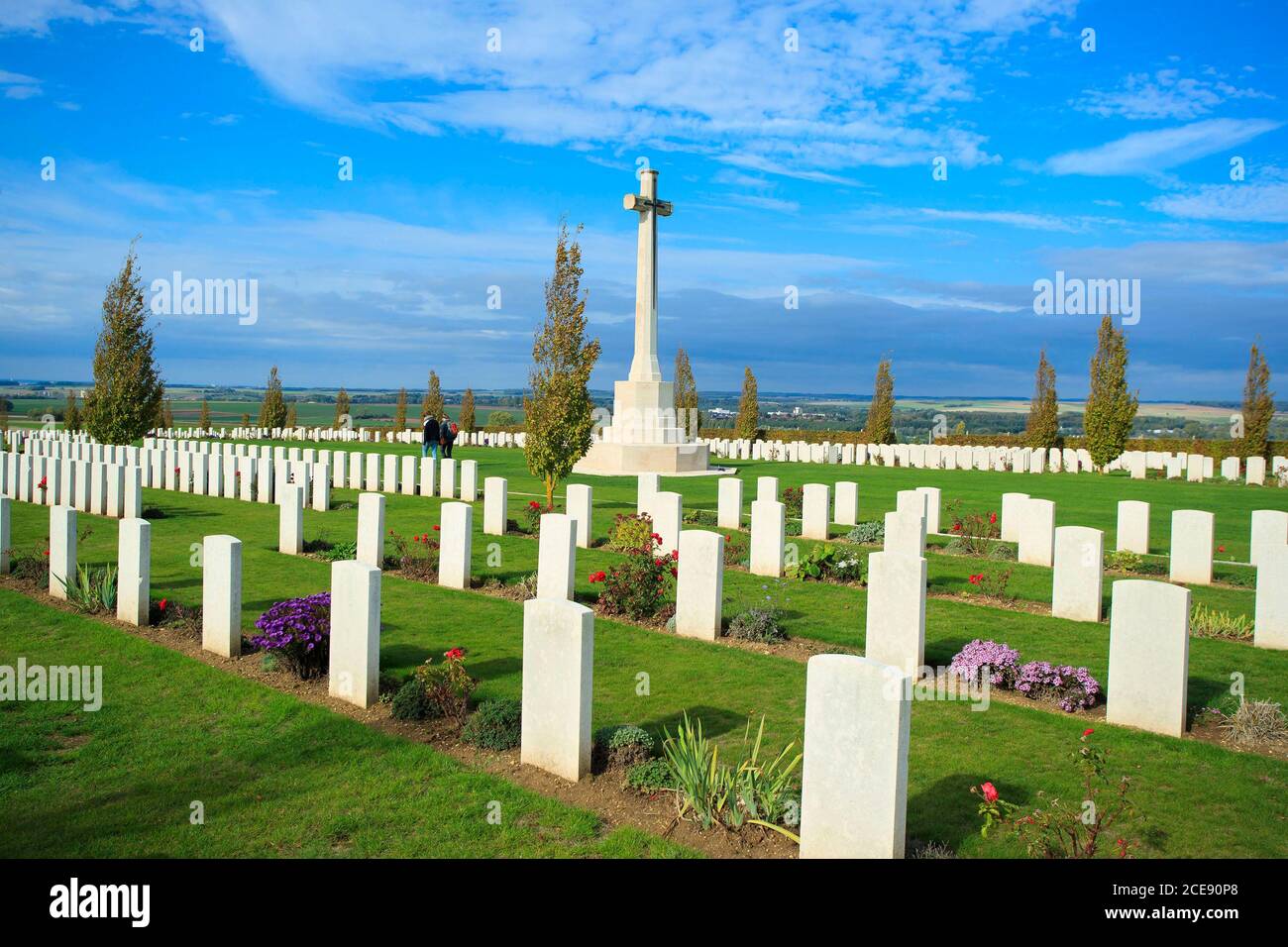 Villers-Bretonneux (Nordfrankreich): Das Australian National Memorial zu Ehren der 11,000 australischen Soldaten, die während des Weltkrieges für Frankreich starben Stockfoto
